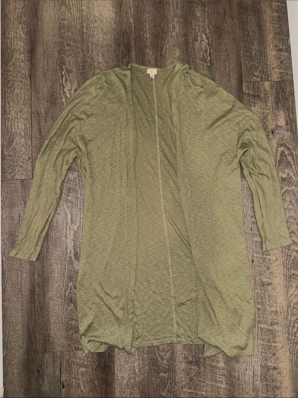 a new day Olive Open-Front Lightweight Cardigan